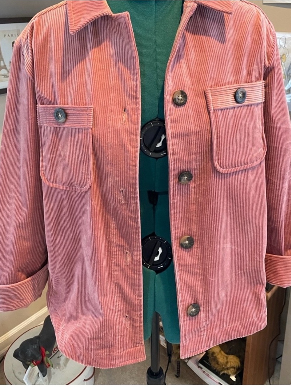 Boden Corduroy Button-Front Jacket